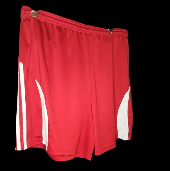 Adidas Red Athletic Shorts Size XL EUC - Picture 3 of 5